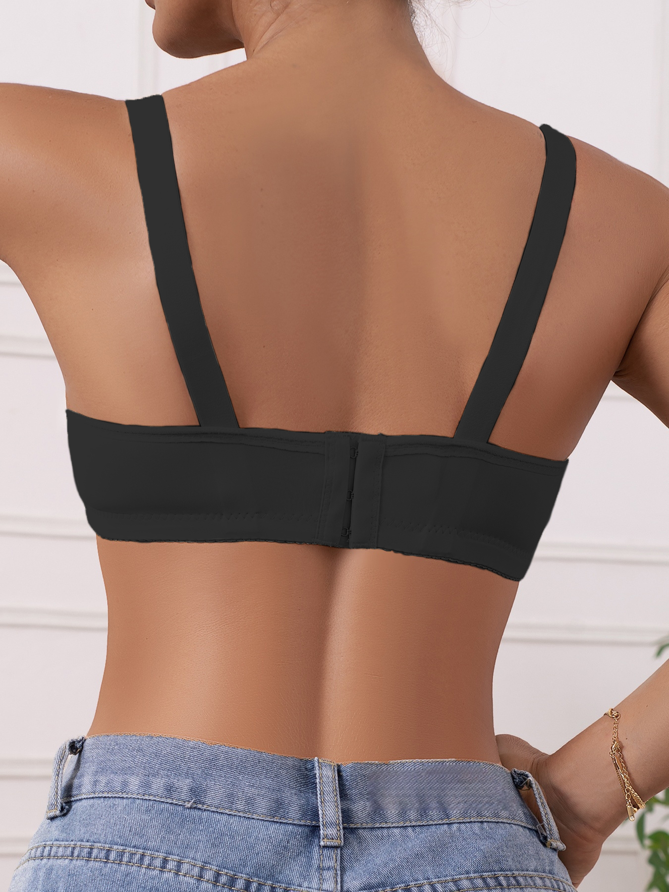 1pc Women's Seamless Wireless  - Full Coverage Bra reseña y precio