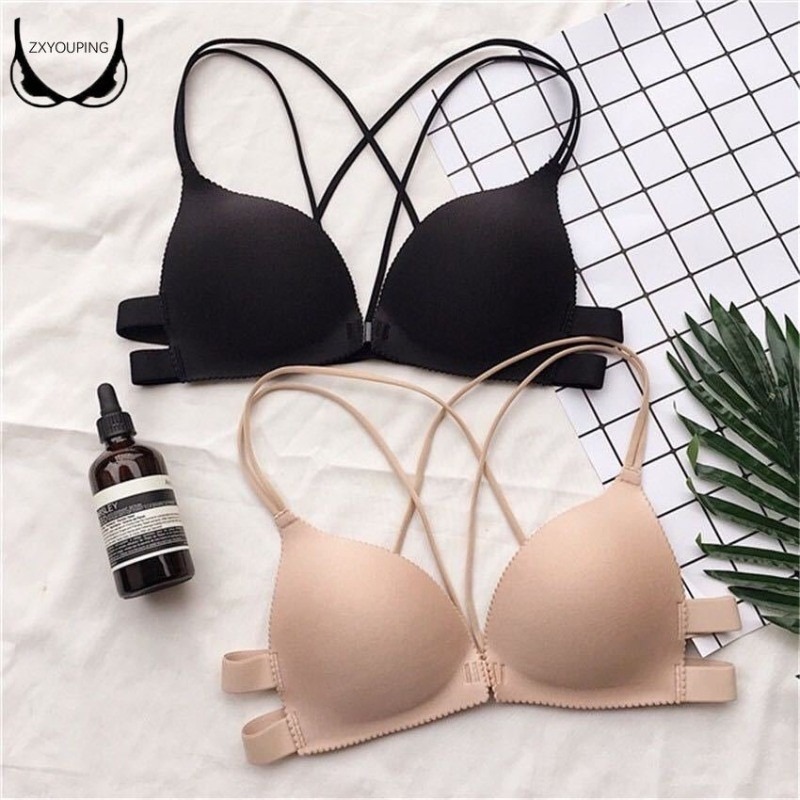 1 Piece Fashion Triangle Cup B - Wirefree Bra Comfort reseña y precio