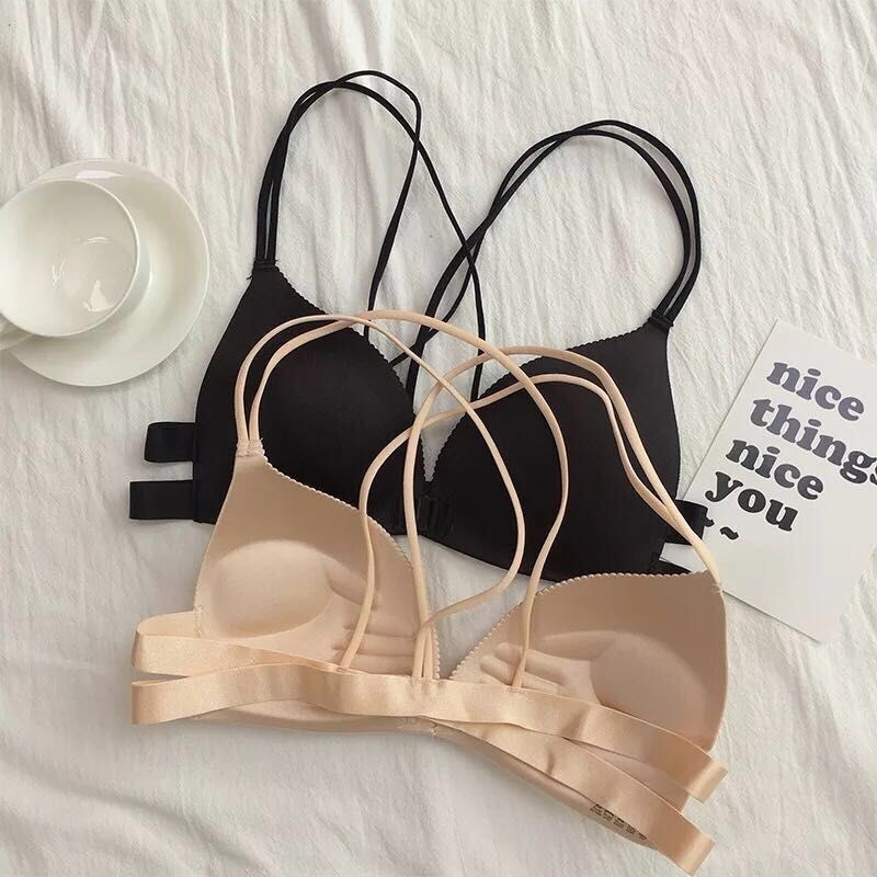 1 Piece Fashion Triangle Cup B - Wirefree Bra Comfort reseña y precio
