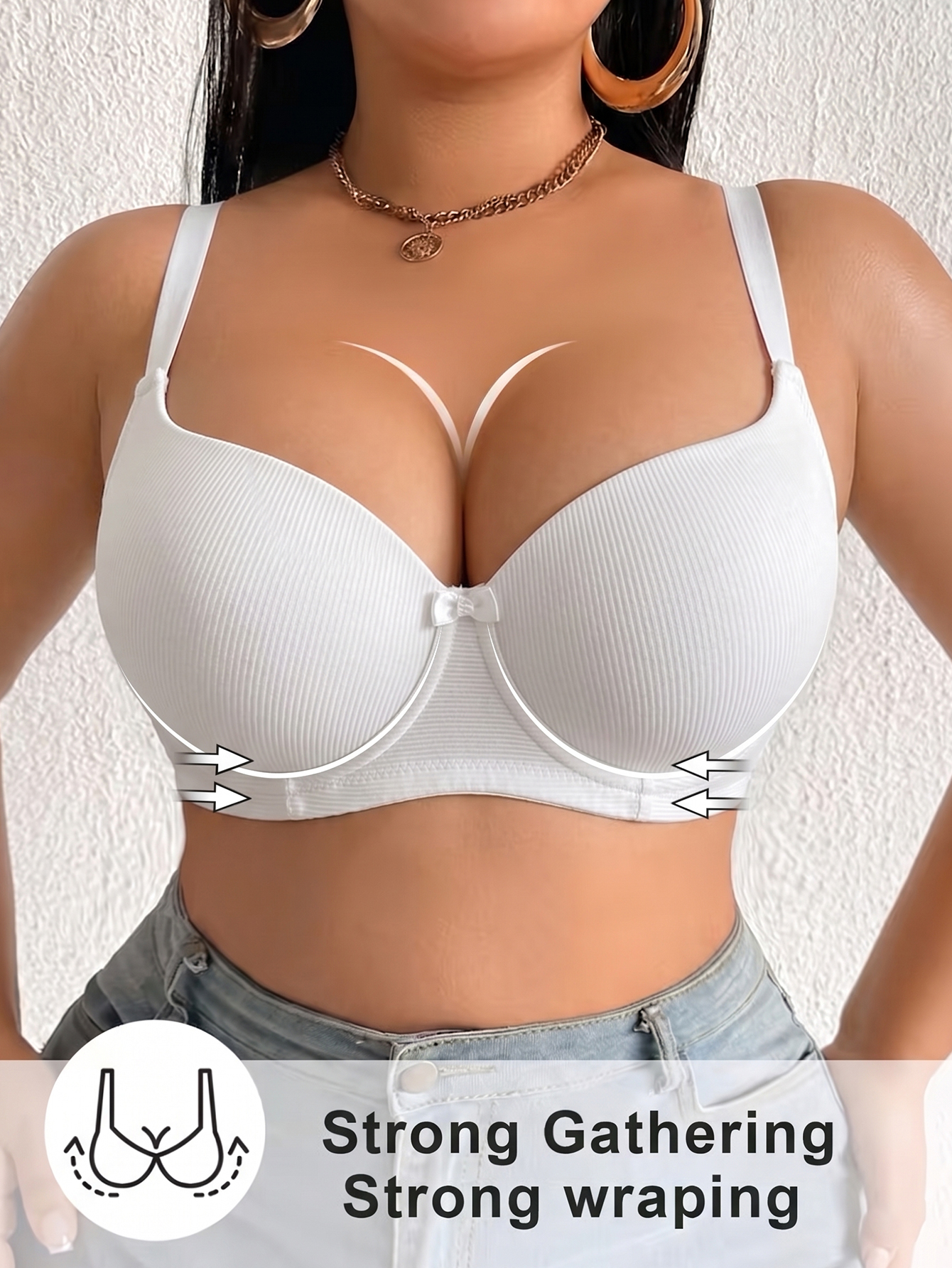 Plus Size Anti-Sagging Women B - Minimizer Bra Women reseña y precio