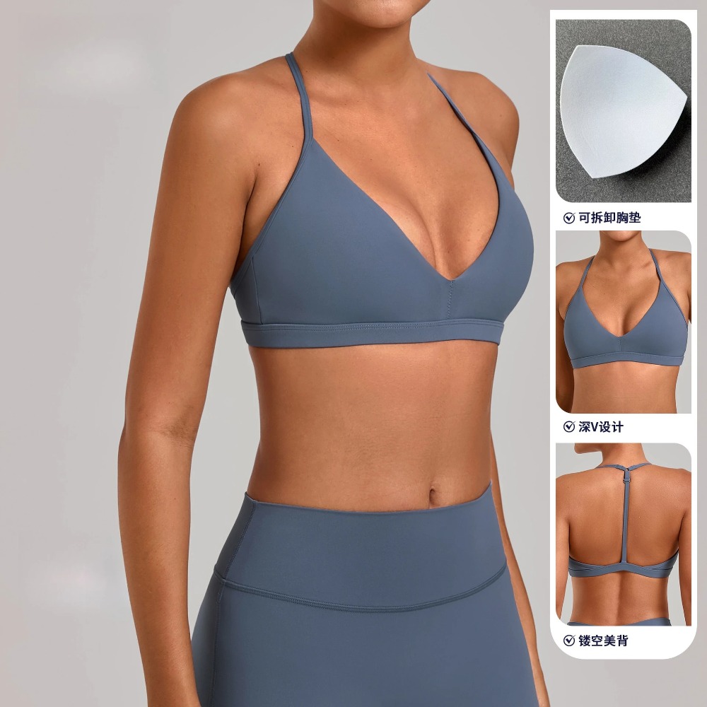 Gym Workout Fitness Top Adjust - Sports Bra Racerback reseña y precio