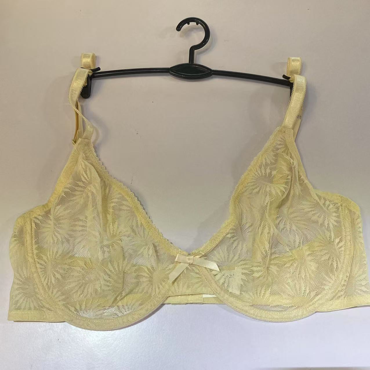 Plus Size Lace Bra Women Yello - Minimizer Bra Women reseña y precio