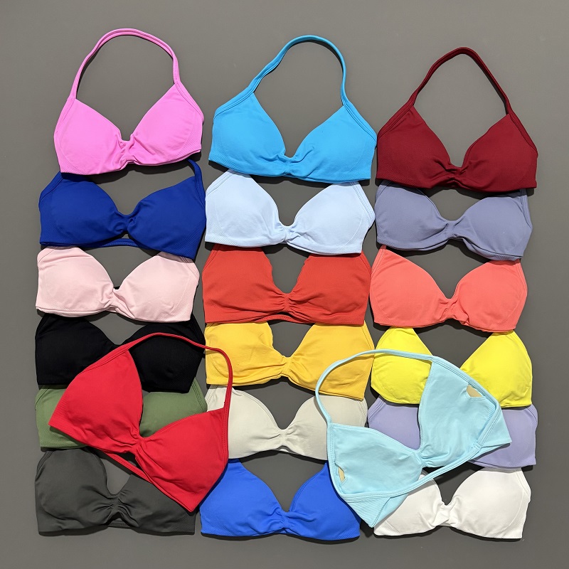 Sports Strappy Bra Yoga Underw - Sports Bra Racerback reseña y precio