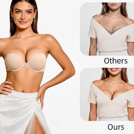 New Push Up Bra Women Lace Pad - Convertible Bra Multiway reseña y precio