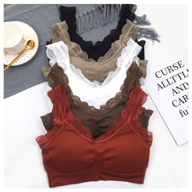 3D Sexy lace Lingerie Seamless - Lace Bralette Set reseña y precio