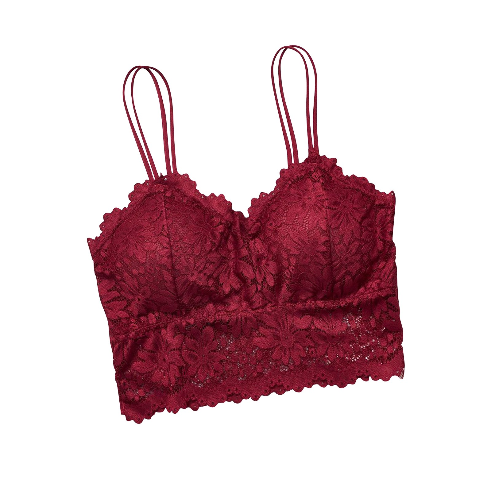 Women's Sexy Bra Top Solid Col - T Shirt Bra Seamless reseña y precio