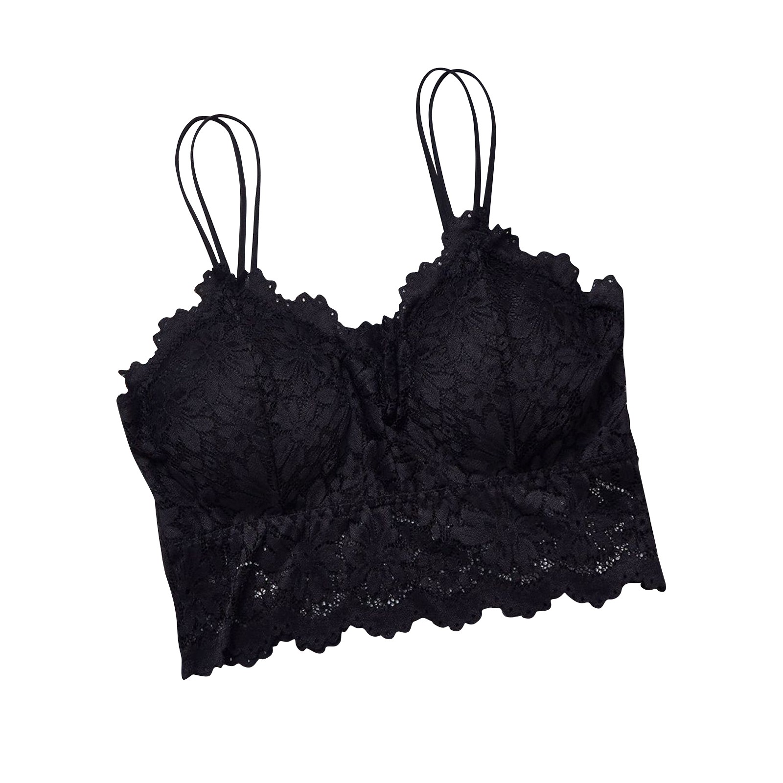 Women's Sexy Bra Top Solid Col - T Shirt Bra Seamless reseña y precio