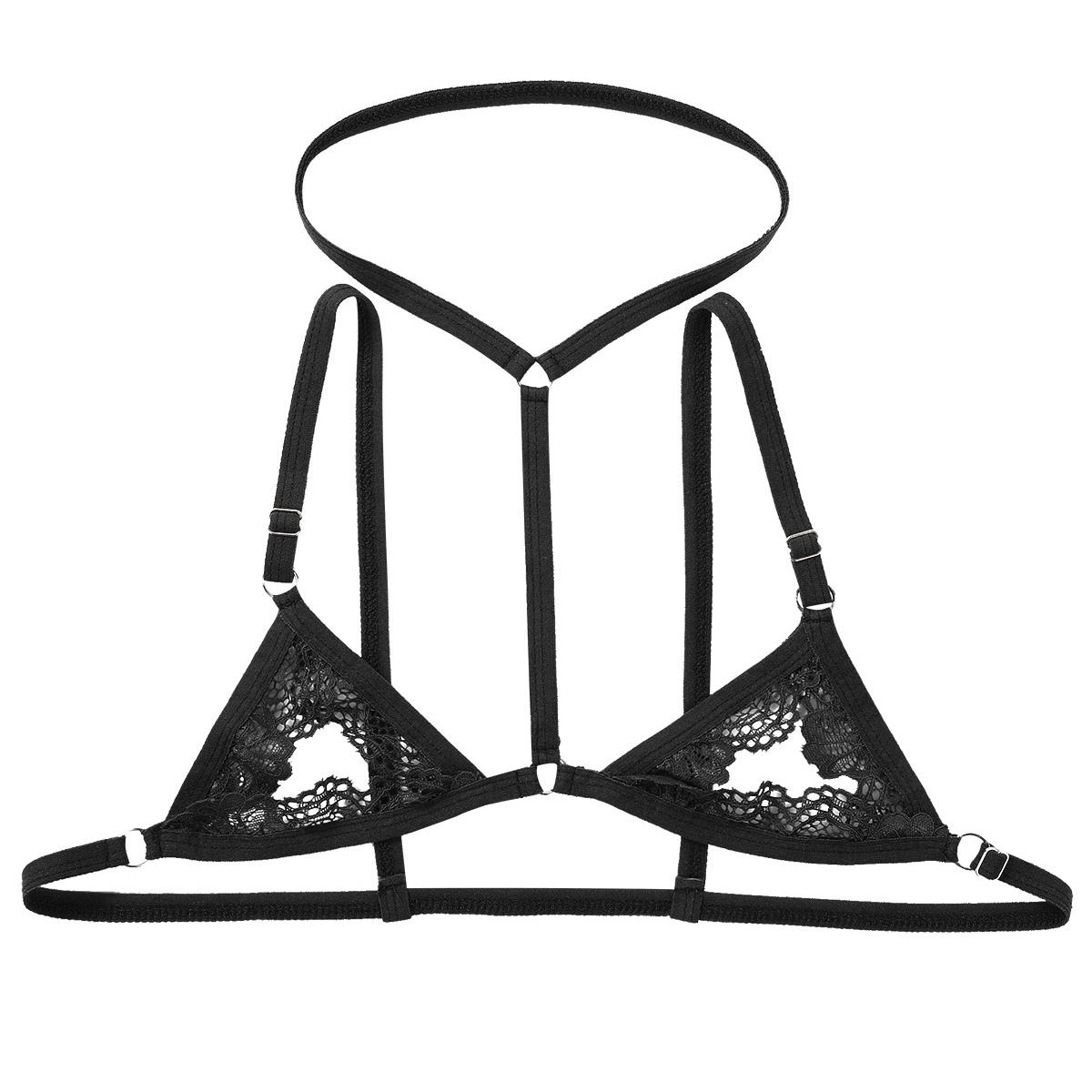 Sexy Men Harness Erotic Bra Ma - Sheer Bra Lace reseña y precio