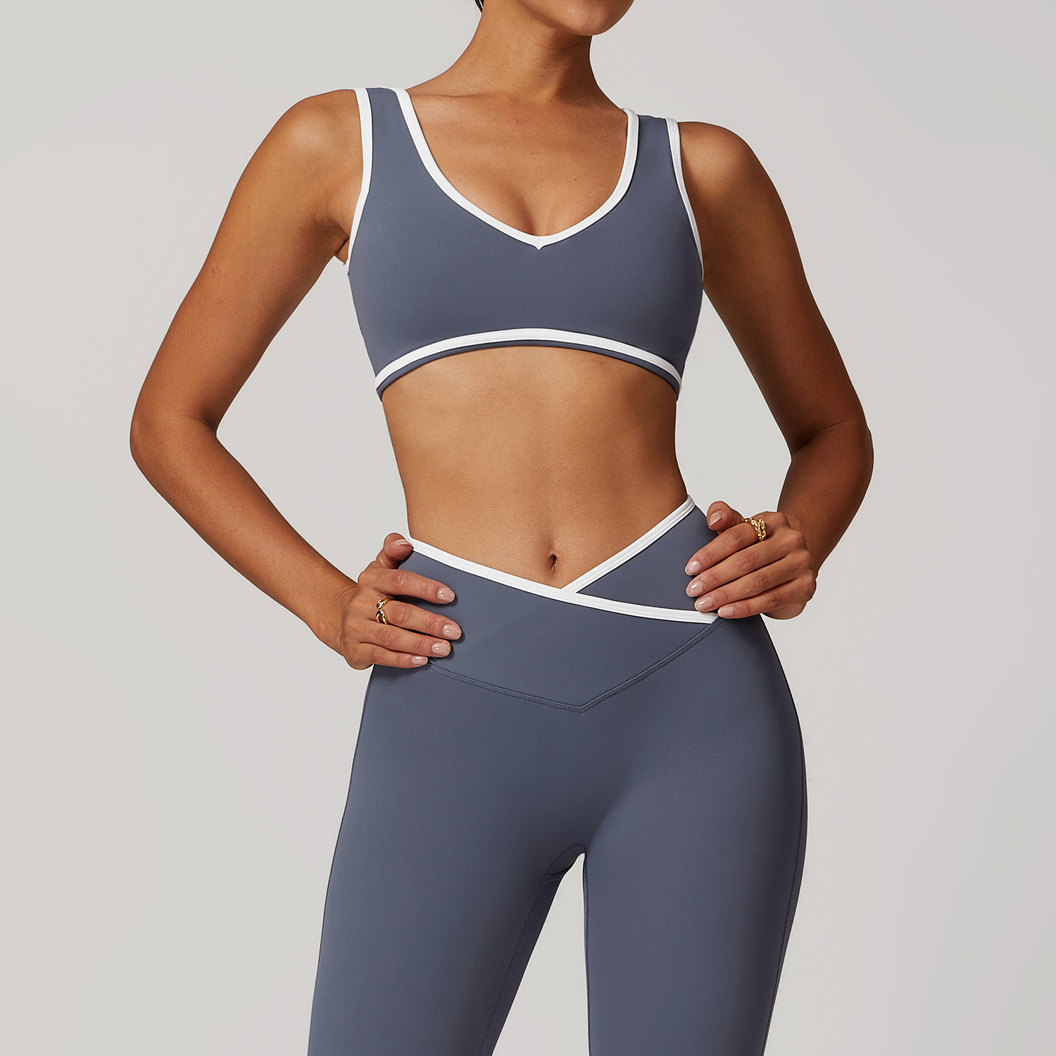 V-Neck Sports Bra Women Top Pu - Minimizer Bra Women reseña y precio
