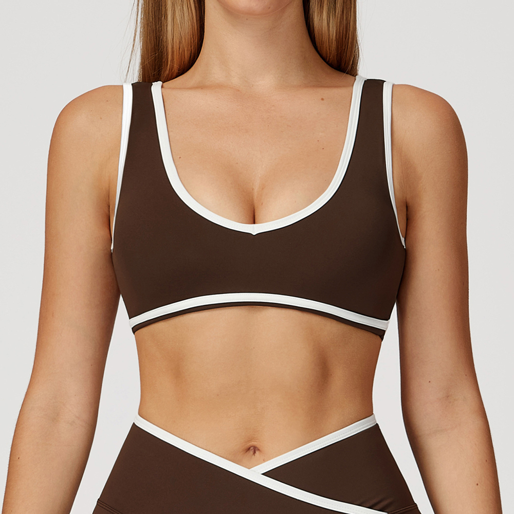 V-Neck Sports Bra Women Top Pu - Minimizer Bra Women reseña y precio