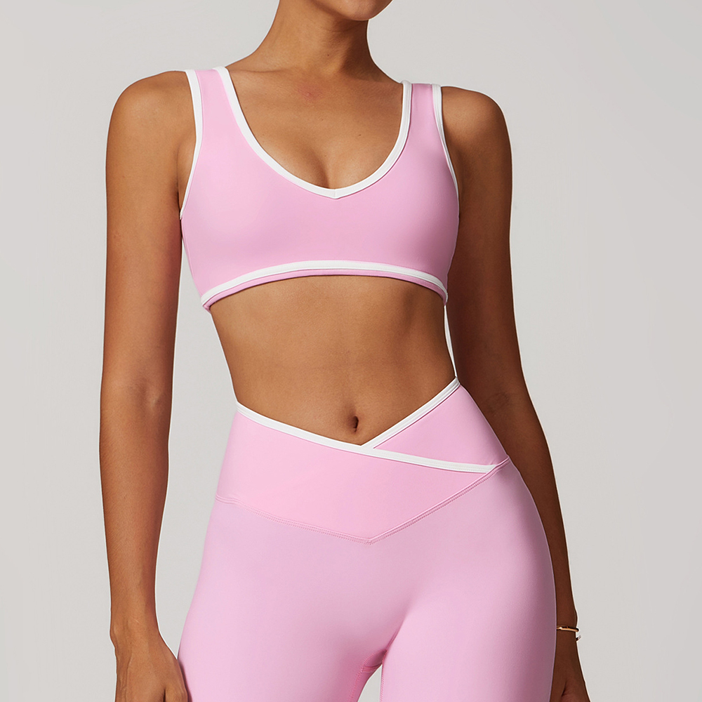 V-Neck Sports Bra Women Top Pu - Minimizer Bra Women reseña y precio