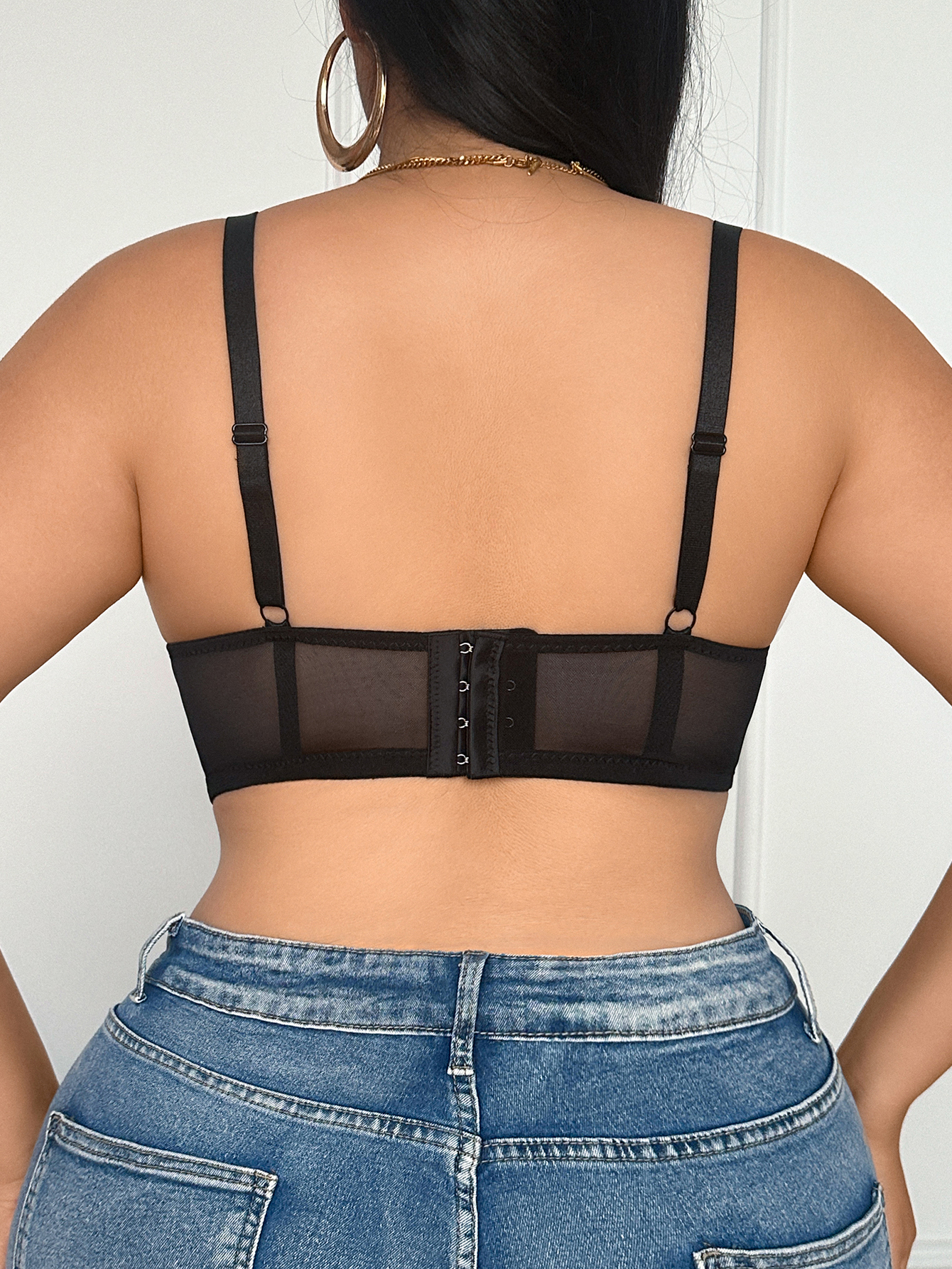 Wide Strap Plus Size Women Bra - Minimizer Bra Women reseña y precio