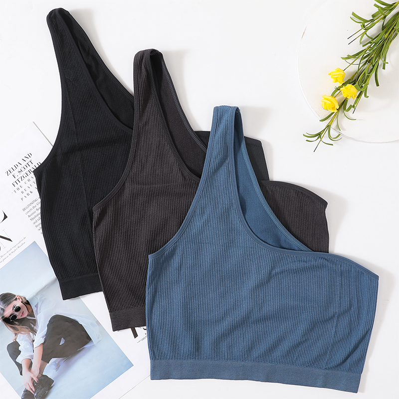 One Shoulder Tank Tops Women S - T Shirt Bra Seamless reseña y precio