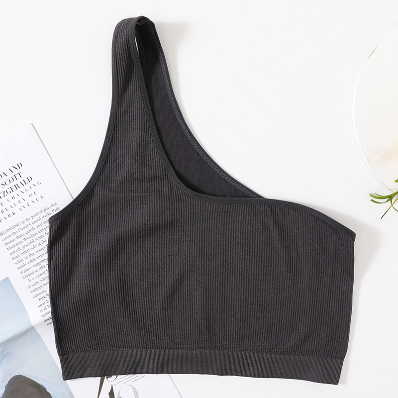 One Shoulder Tank Tops Women S - T Shirt Bra Seamless reseña y precio