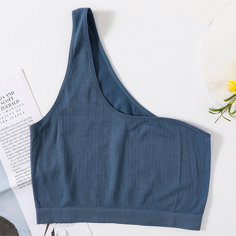 One Shoulder Tank Tops Women S - T Shirt Bra Seamless reseña y precio