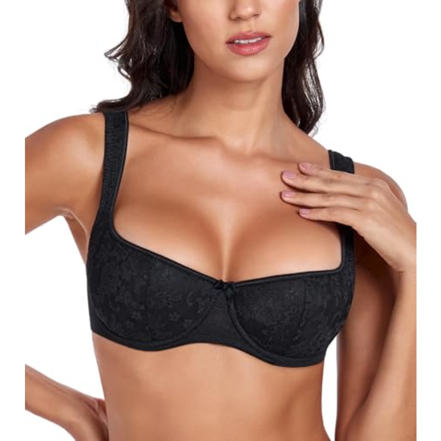 DotVol Women's Lightly Padded  - Demi Bra Balconette reseña y precio