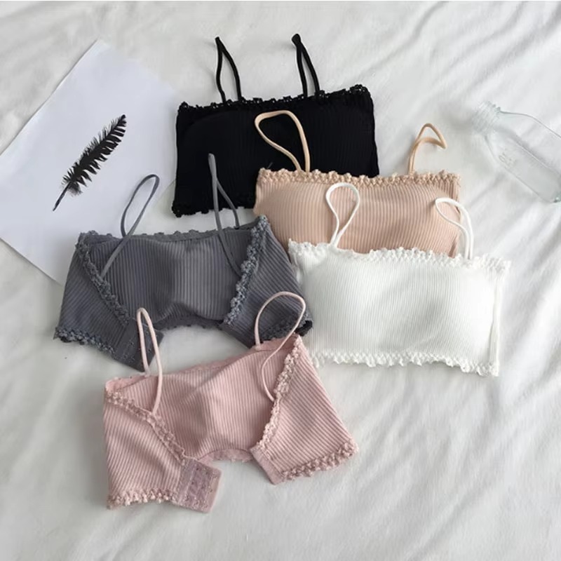 Women's Cotton Bra Female Tube - T Shirt Bra Seamless reseña y precio
