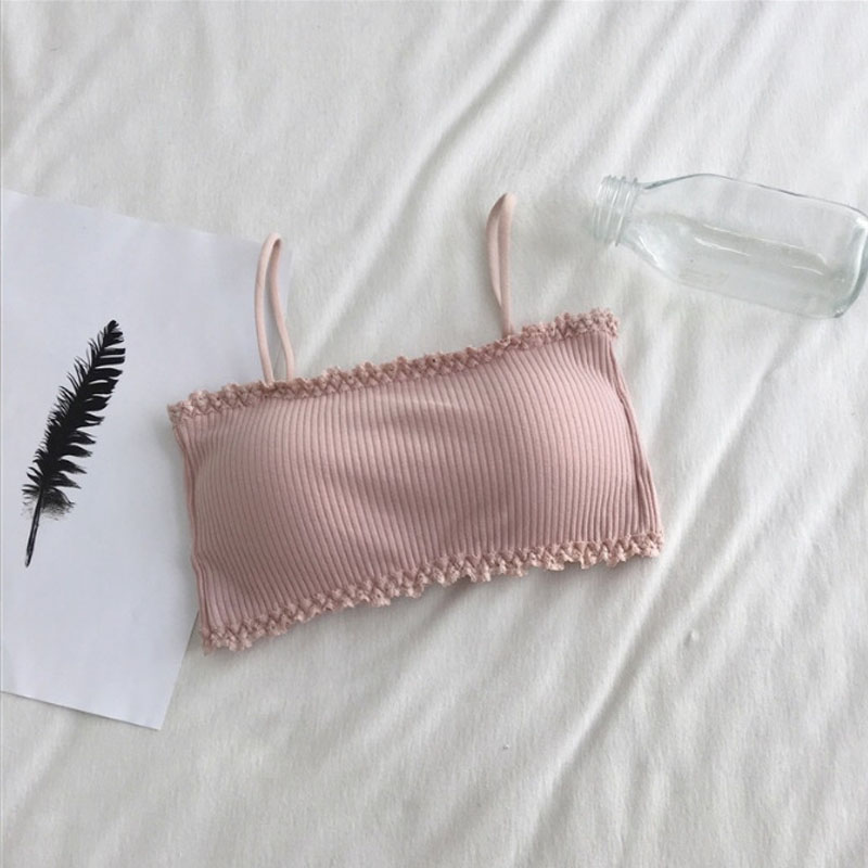 Women's Cotton Bra Female Tube - T Shirt Bra Seamless reseña y precio