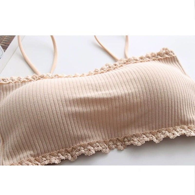 Women's Cotton Bra Female Tube - T Shirt Bra Seamless reseña y precio