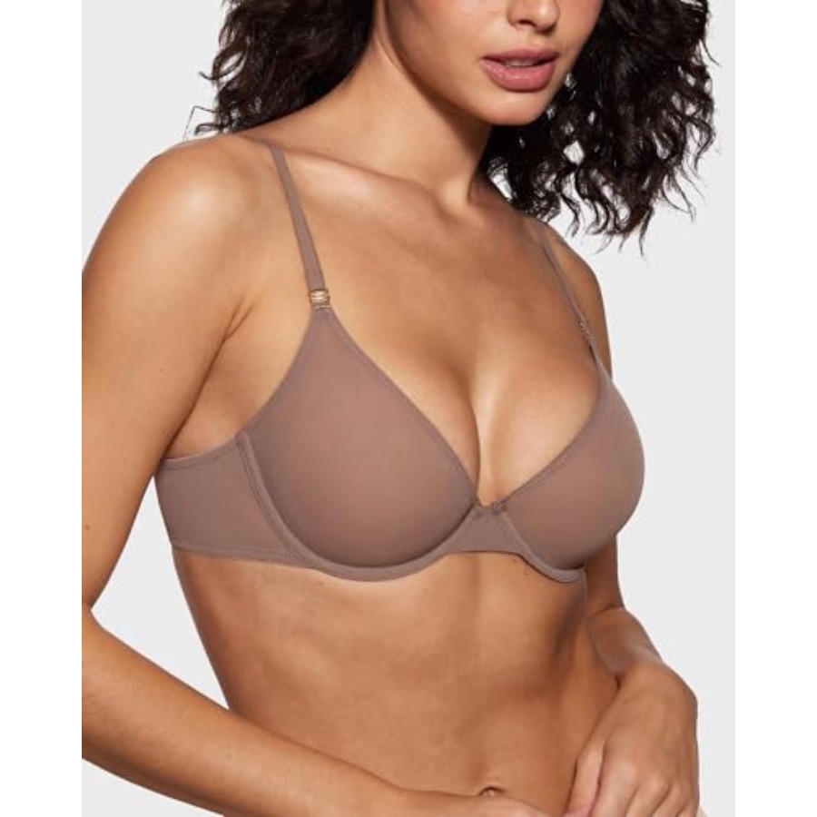 Women's Cosnufy Sheer Balconet - Demi Bra Balconette reseña y precio