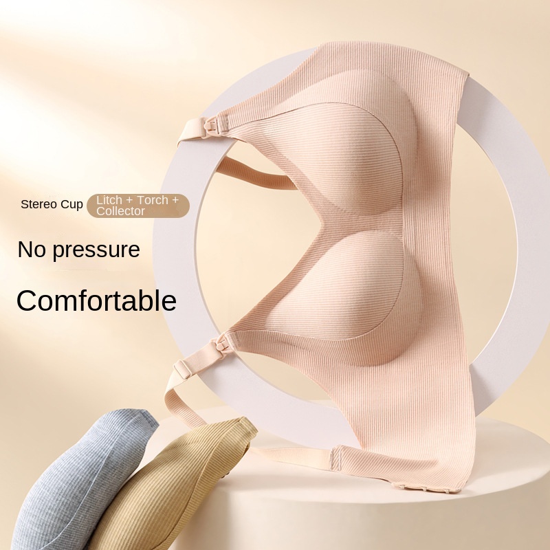 Postpartum Nursing Bra with Fr - Nursing Bra Clip reseña y precio