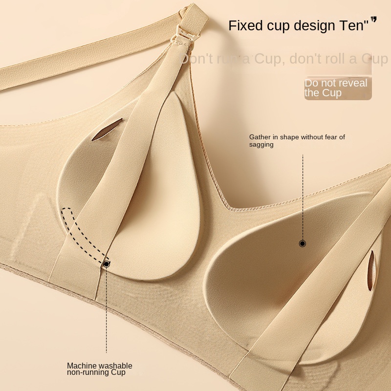 Postpartum Nursing Bra with Fr - Nursing Bra Clip reseña y precio
