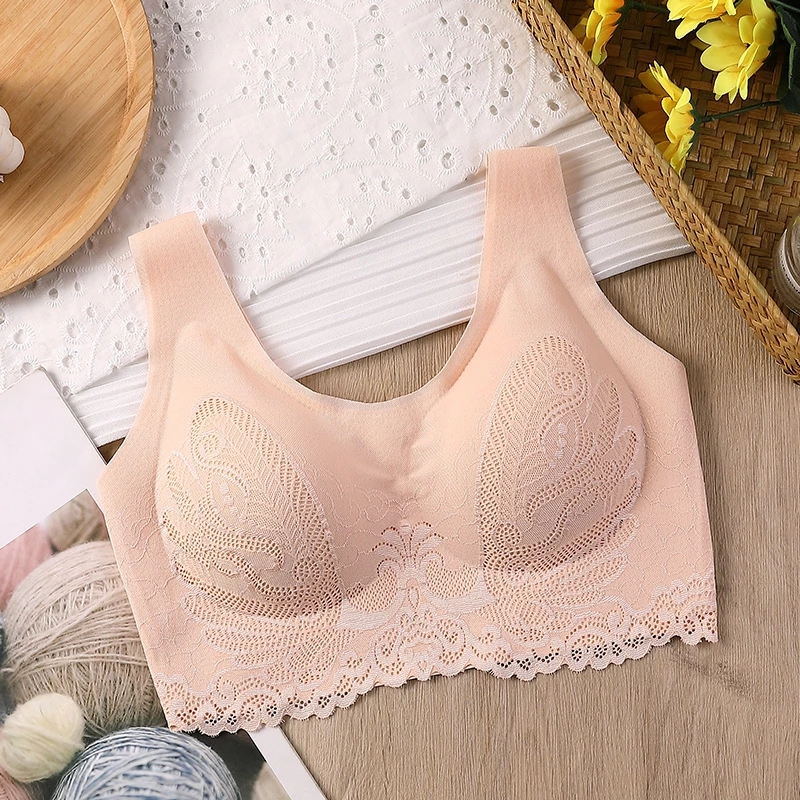 Breathable Latex Bra Seamless  - Sleep Bra Bralette reseña y precio