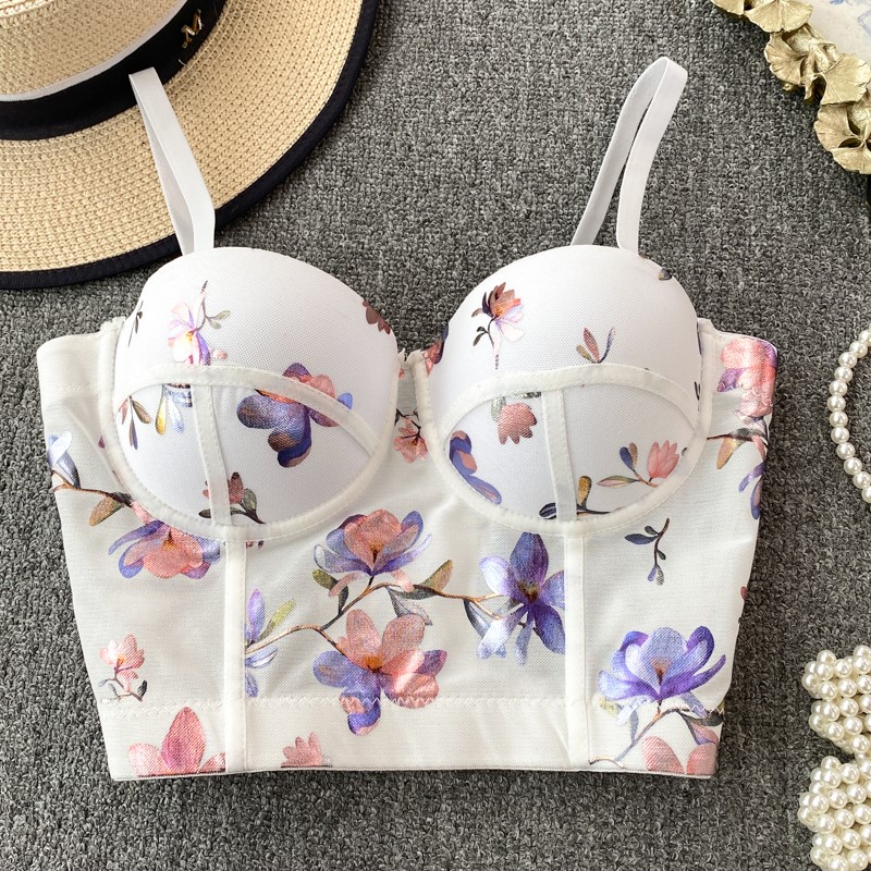 Women Sexy Floral printed Cors - Cotton Bra Everyday reseña y precio