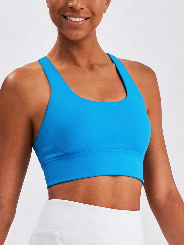 New Women's Solid Color High I - Sports Bra Racerback reseña y precio