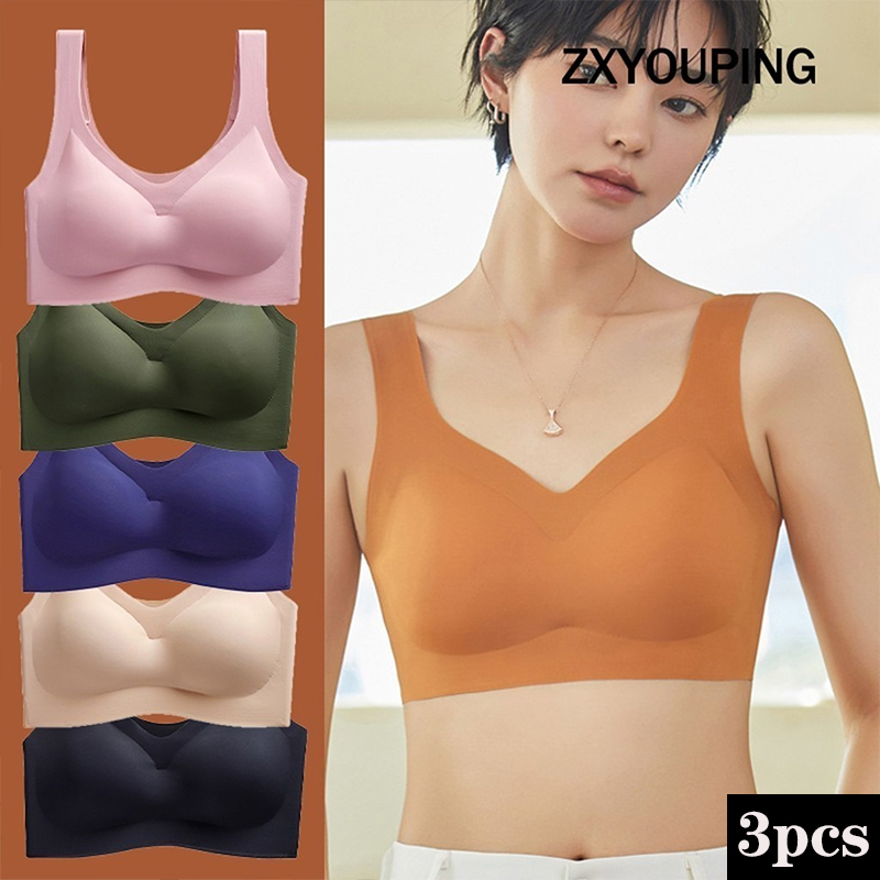 3PCS Sexy Sports Bra Seamless  - Cotton Bra Everyday reseña y precio