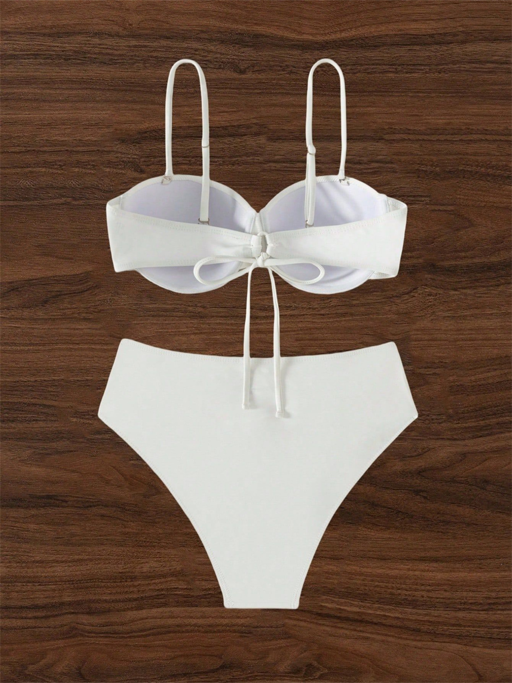 White Sling Bikini Bra Back La - Underwire Bra Padded reseña y precio