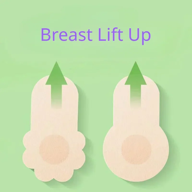 10pcs Women's Invisible Breast - Strapless Bra Adhesive reseña y precio