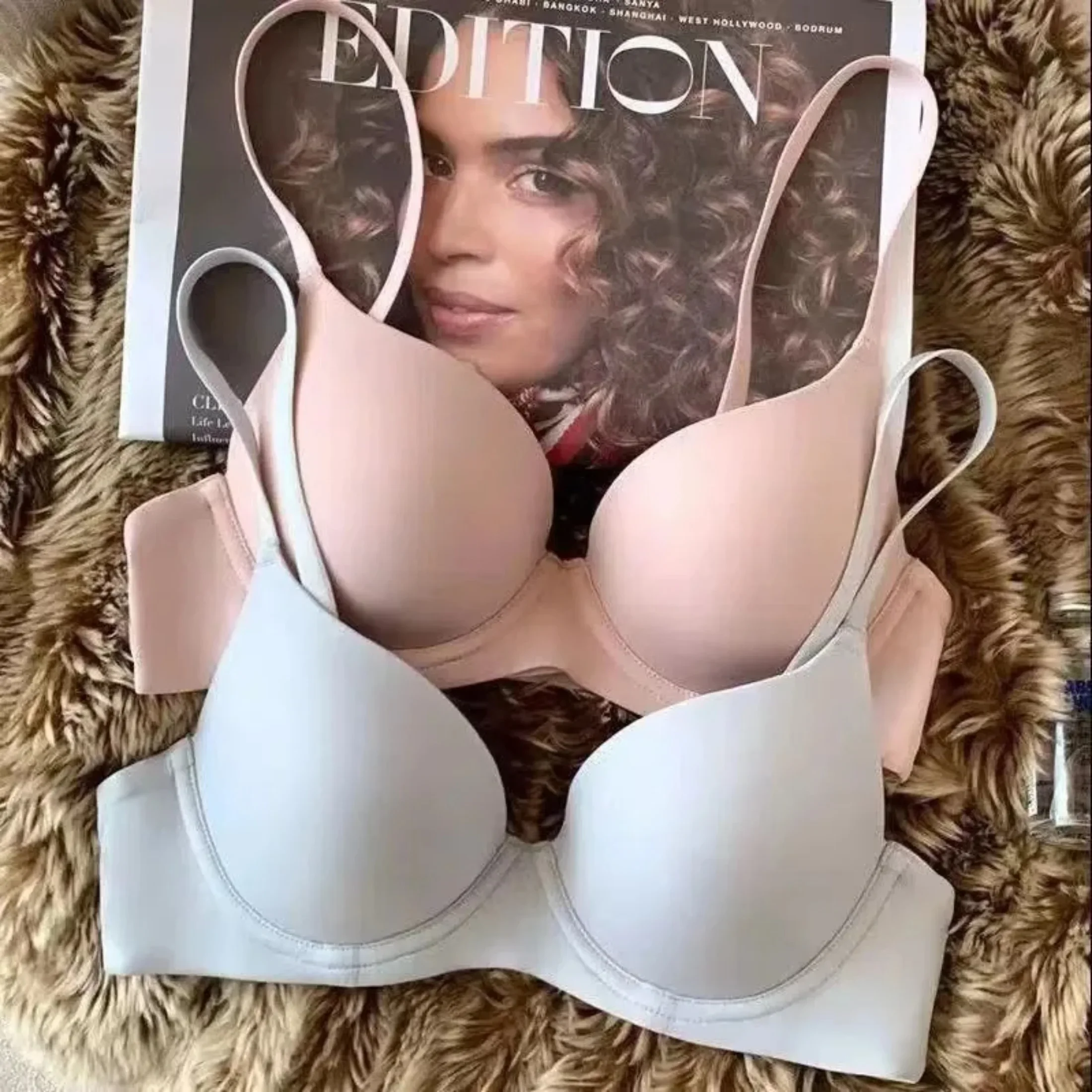Lingerie for Women Seamless Pu - T Shirt Bra Seamless reseña y precio