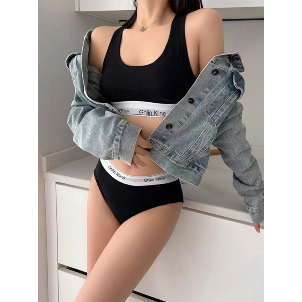 2PCS Ghlin Kline Underwear wit - T Shirt Bra Seamless reseña y precio