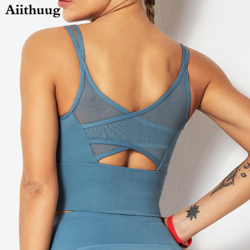 Aiithuug Yoga Bras Fitness Shi - Sports Bra Racerback reseña y precio