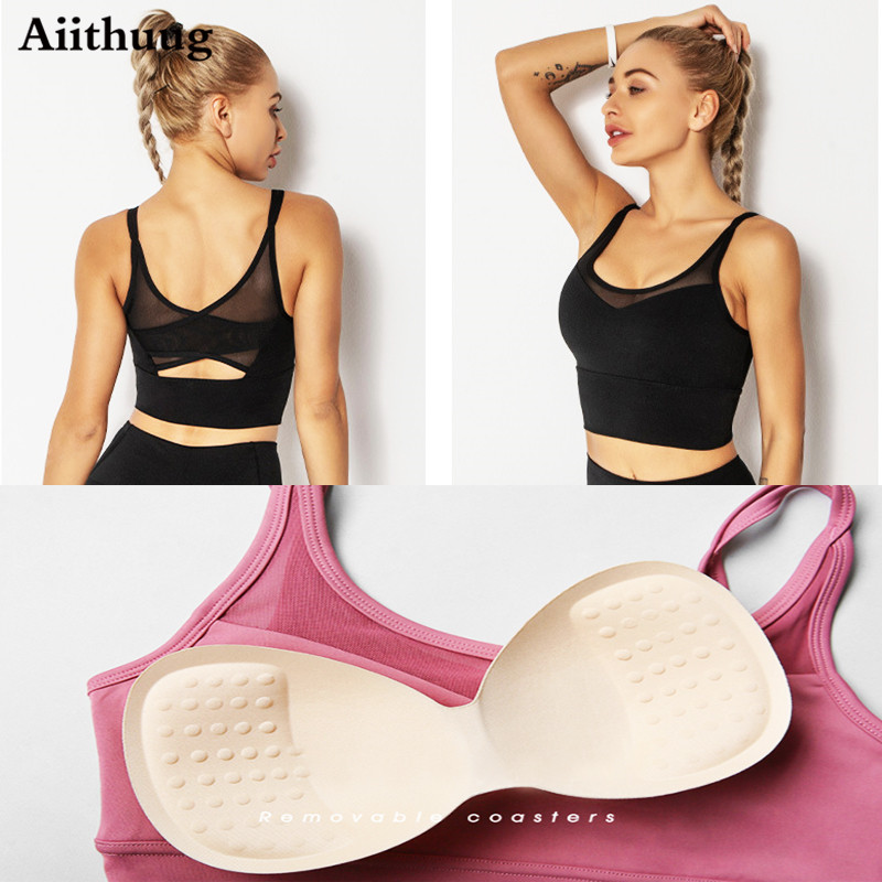 Aiithuug Yoga Bras Fitness Shi - Sports Bra Racerback reseña y precio