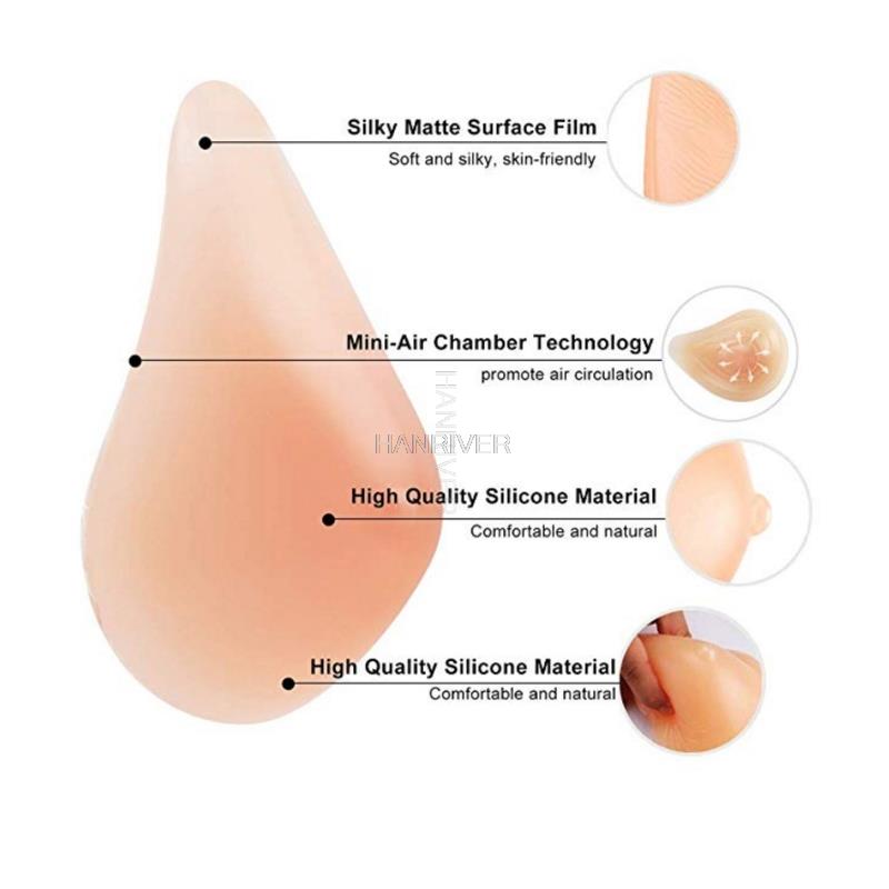 Silicone Breast Bra Skin color - Mastectomy Bra Pocket reseña y precio