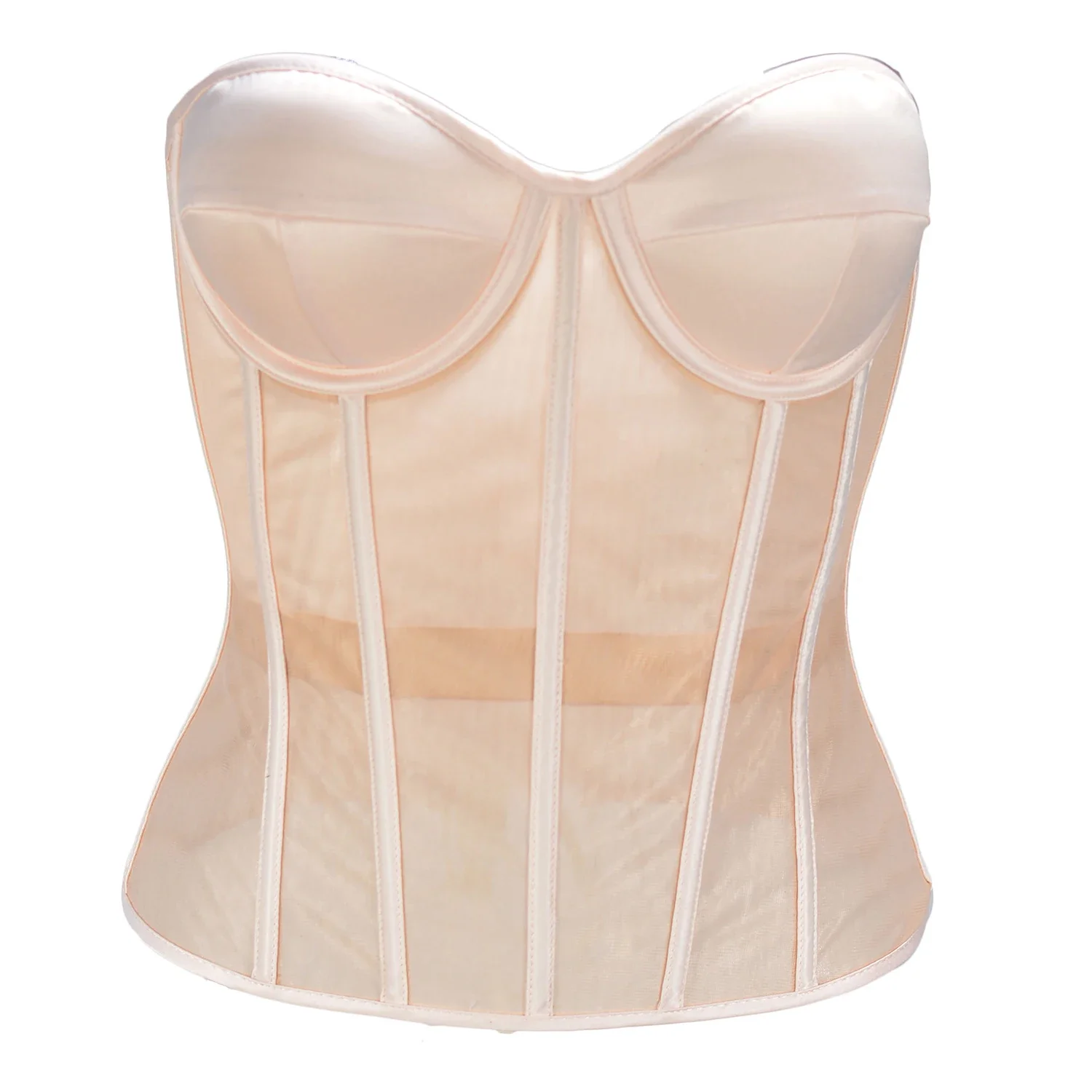 Abdominal Corset Double Layer  - Sheer Mesh Bra reseña y precio