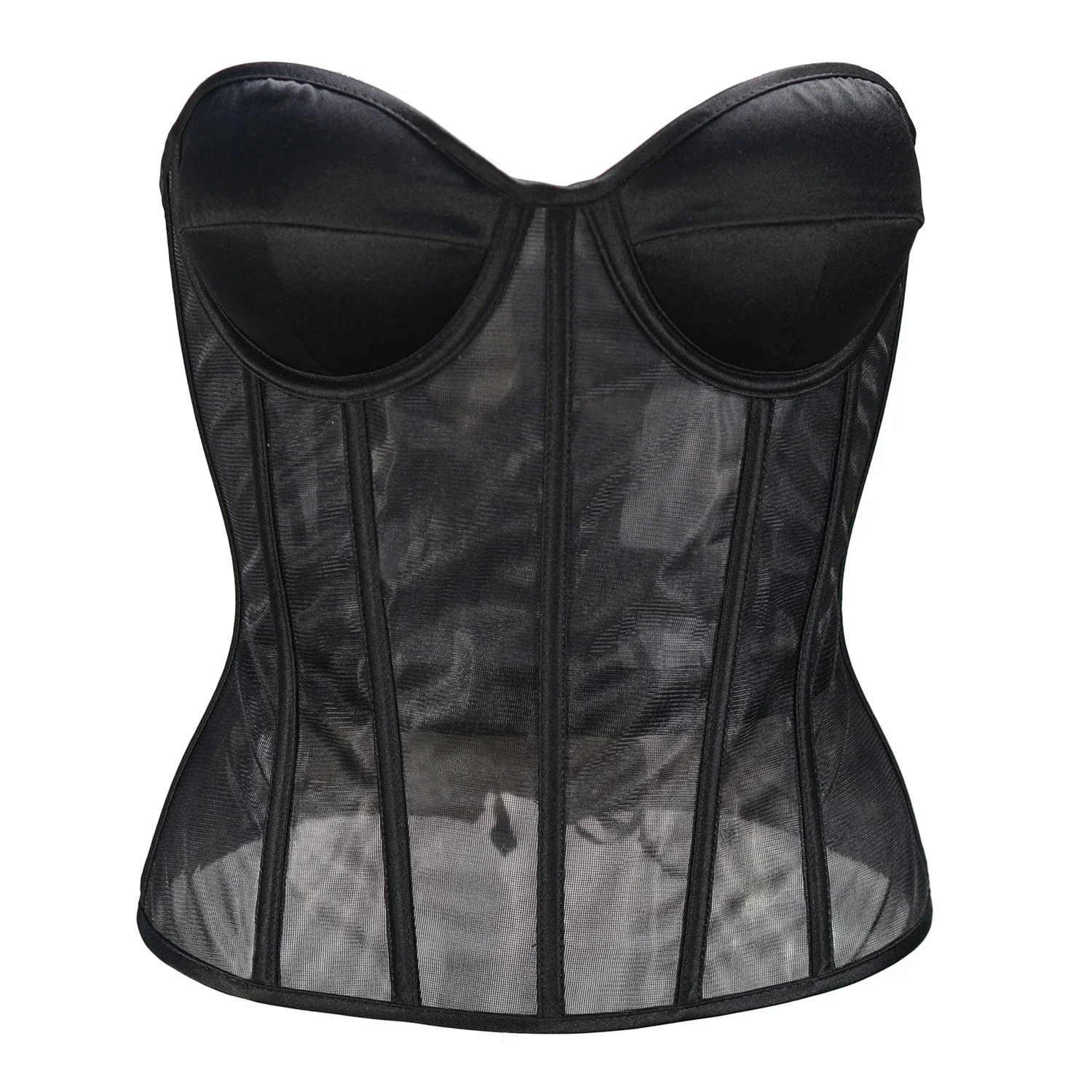 Abdominal Corset Double Layer  - Sheer Mesh Bra reseña y precio