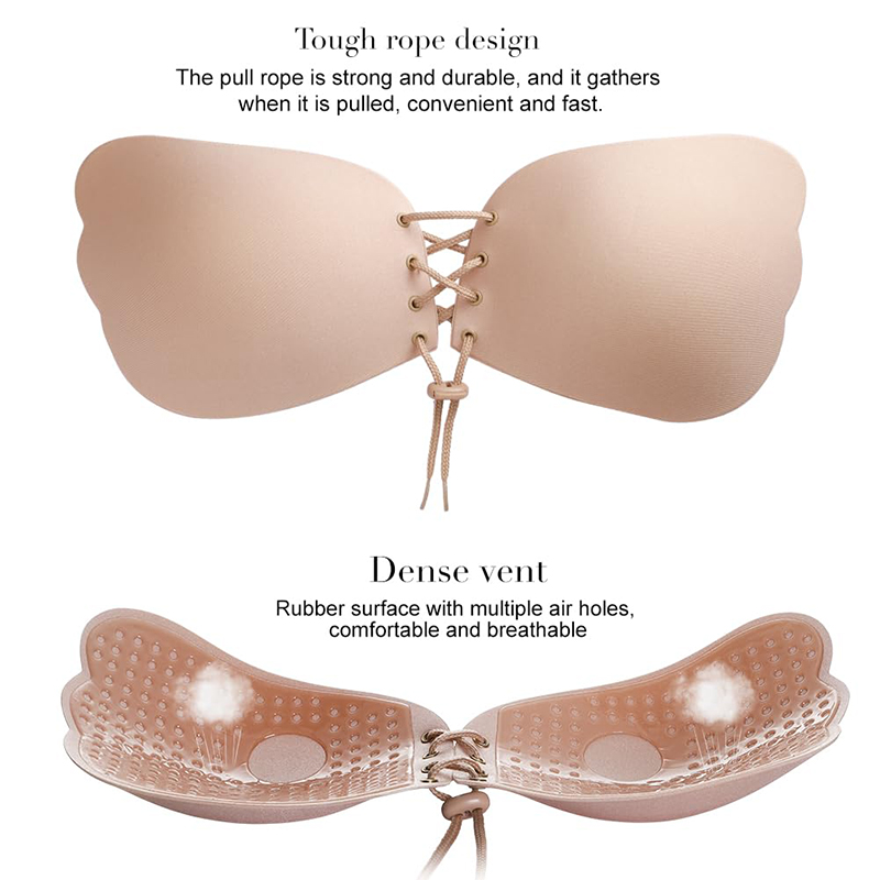 1/2 Pairs Women Summer Backles - Strapless Bra Adhesive reseña y precio