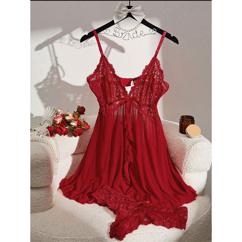 Soft Sheer Nighty Pajamas Hots - Sheer Mesh Bra reseña y precio