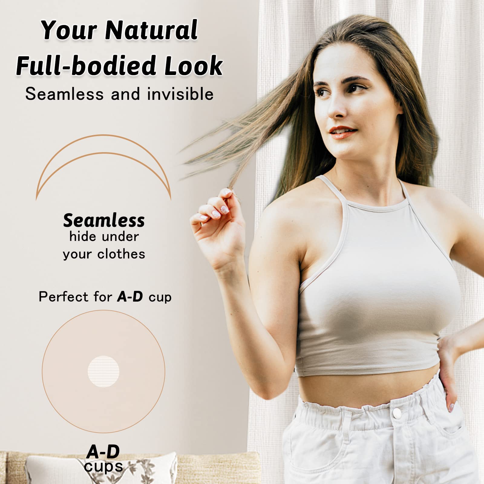 Invisible Adhesive Bra Silicon - Backless Bra Sticky reseña y precio