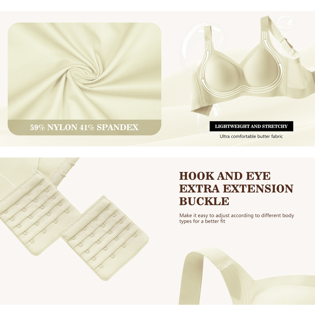 Women Wirefree Bras for Women  - Full Coverage Bra reseña y precio