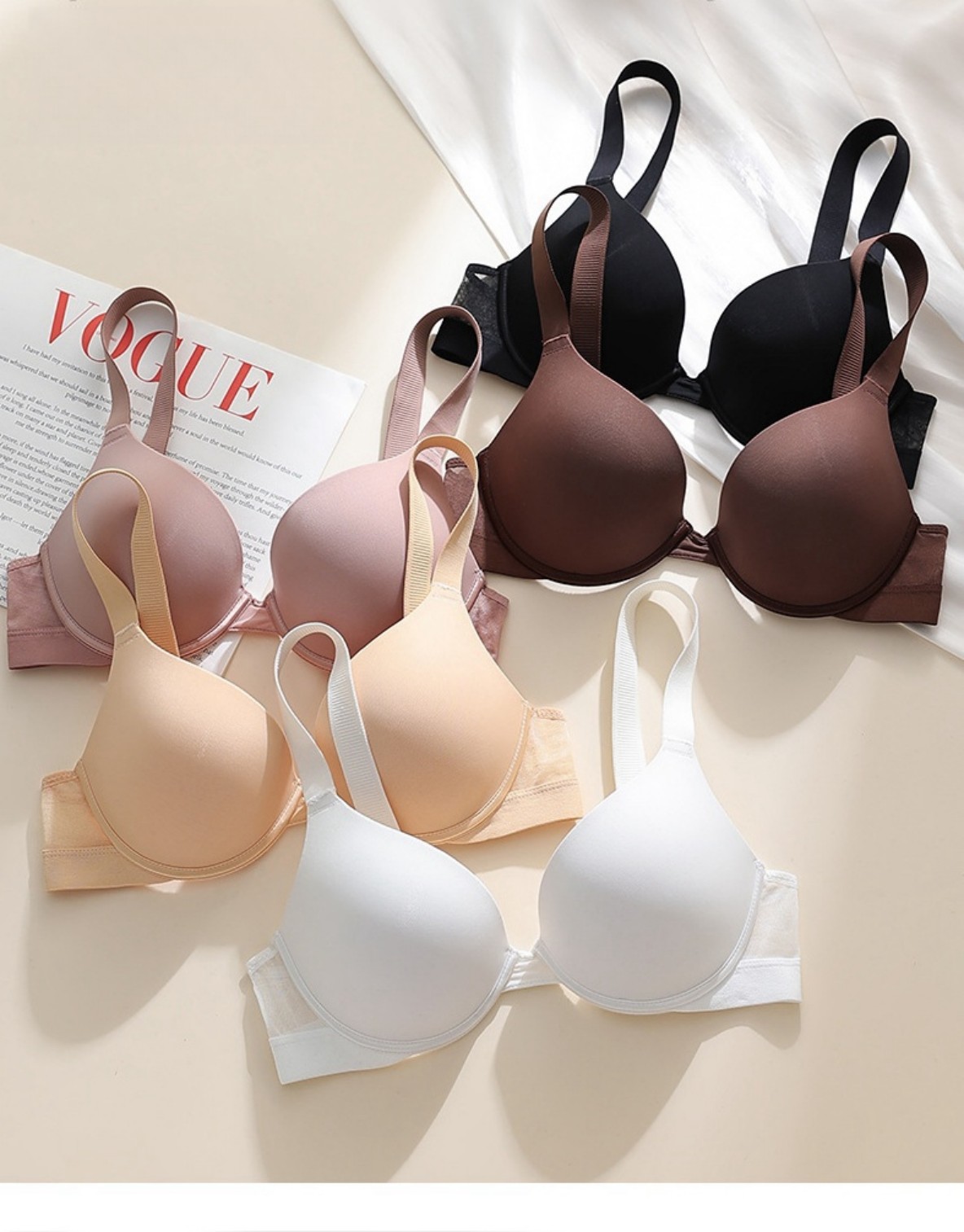 2025 Women's Plus Size Push Up - Demi Bra Balconette reseña y precio