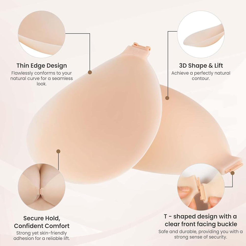 Strapless Push Up Sticky Bra P - Backless Bra Sticky reseña y precio