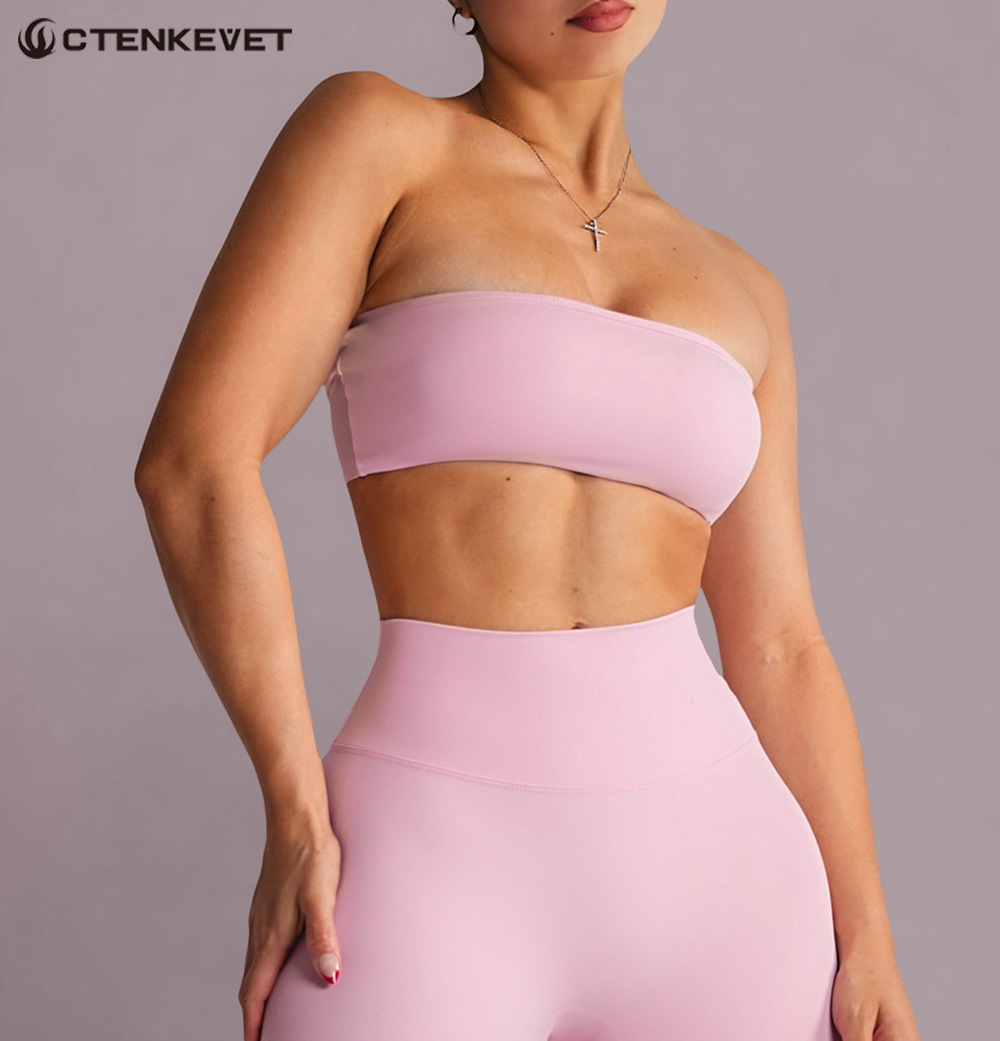 Strapless Sports Bra Gym Crop  - Sports Bra Racerback reseña y precio