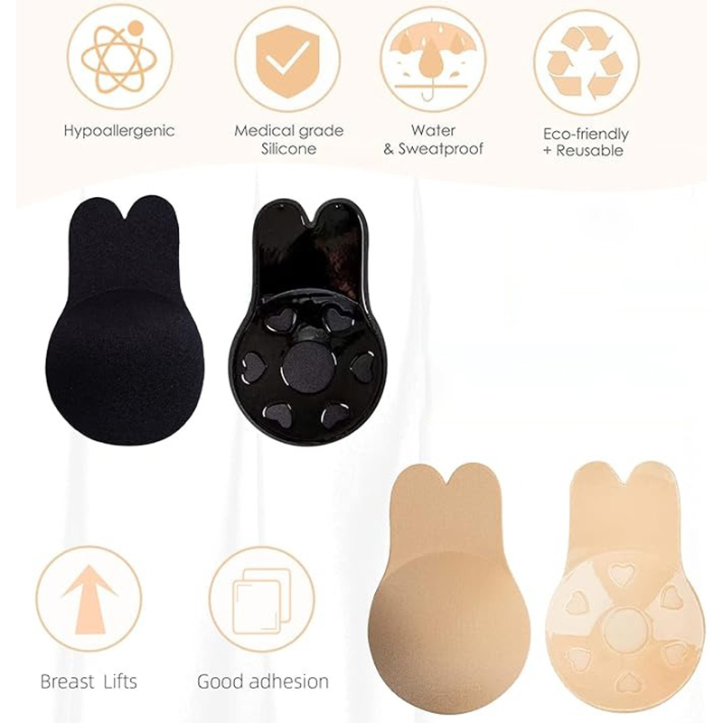 FallSweet 1 Pair Women's Invis - Push Up Bra Silicone reseña y precio