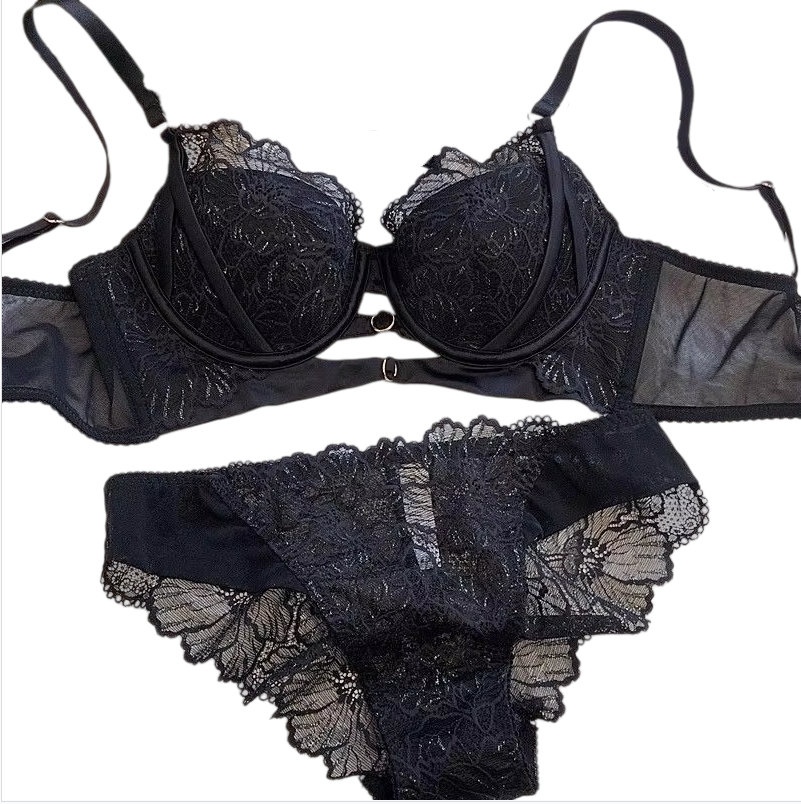 Sexy Hollow Lace Bra Set Large - Cotton Bra Everyday reseña y precio