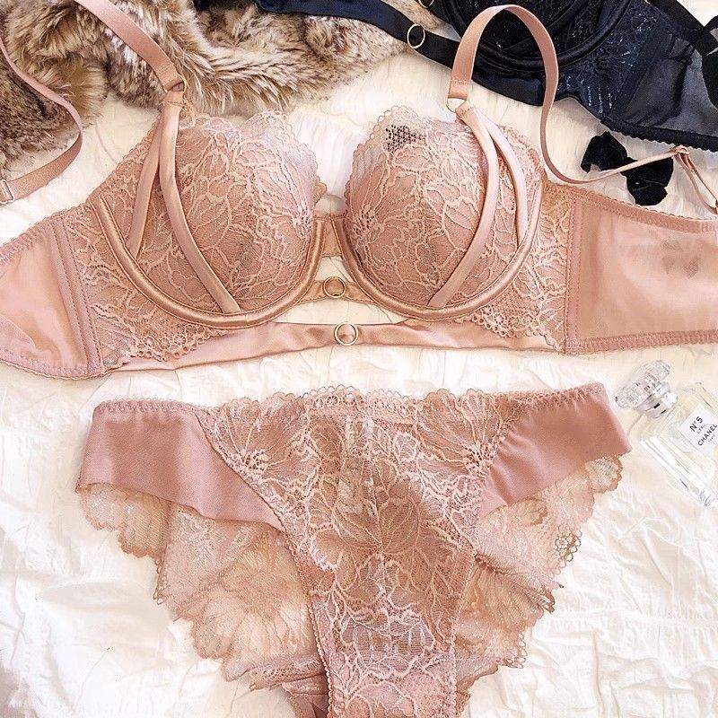 Sexy Hollow Lace Bra Set Large - Cotton Bra Everyday reseña y precio
