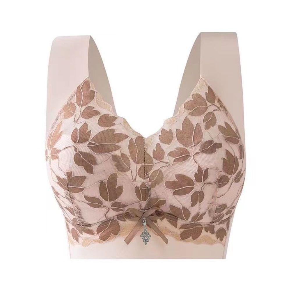 Comfortable Leaf Lace Deep V B - Wirefree Bra Comfort reseña y precio